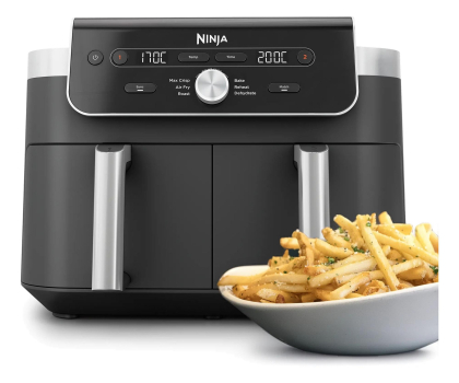 AirFryer i frytkownica beztłuszczowa Ninja Air Fryer DZ901EU z podwójnym koszem